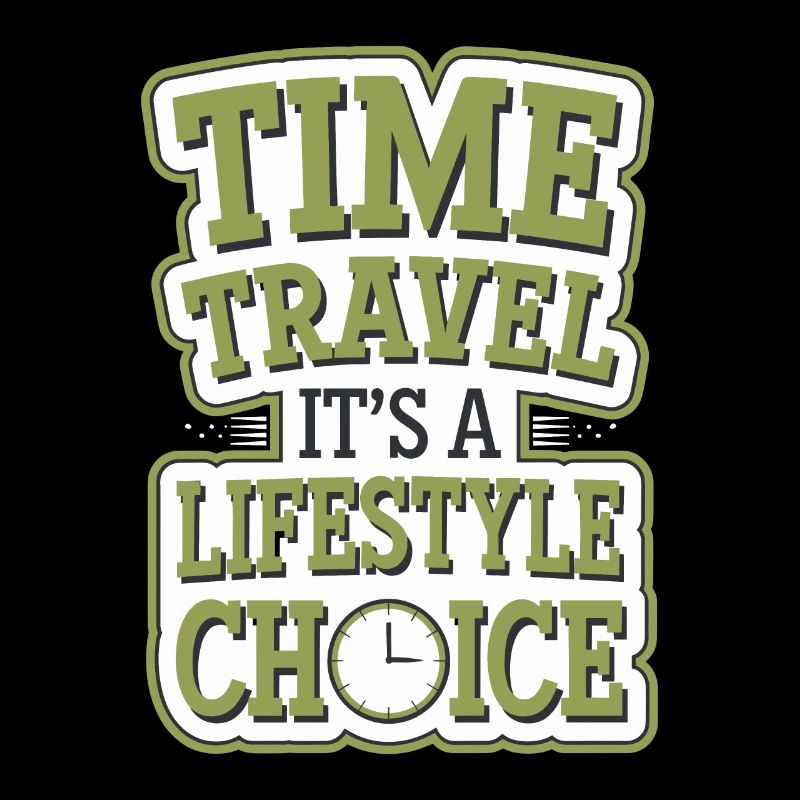 Time travel sci-fi enthusiast and time machine