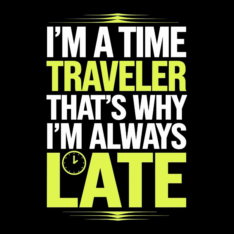 Time travel sci-fi enthusiast and time machine