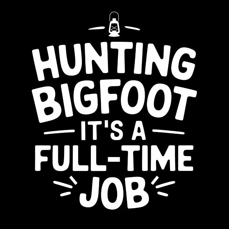 Bigfoot croyant Sasquatch Cryptide Créature de la forêt