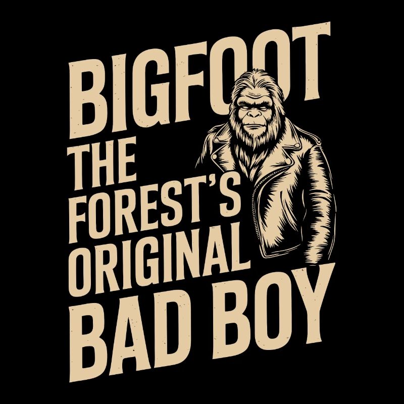 Bigfoot croyant Sasquatch Cryptide Créature de la forêt