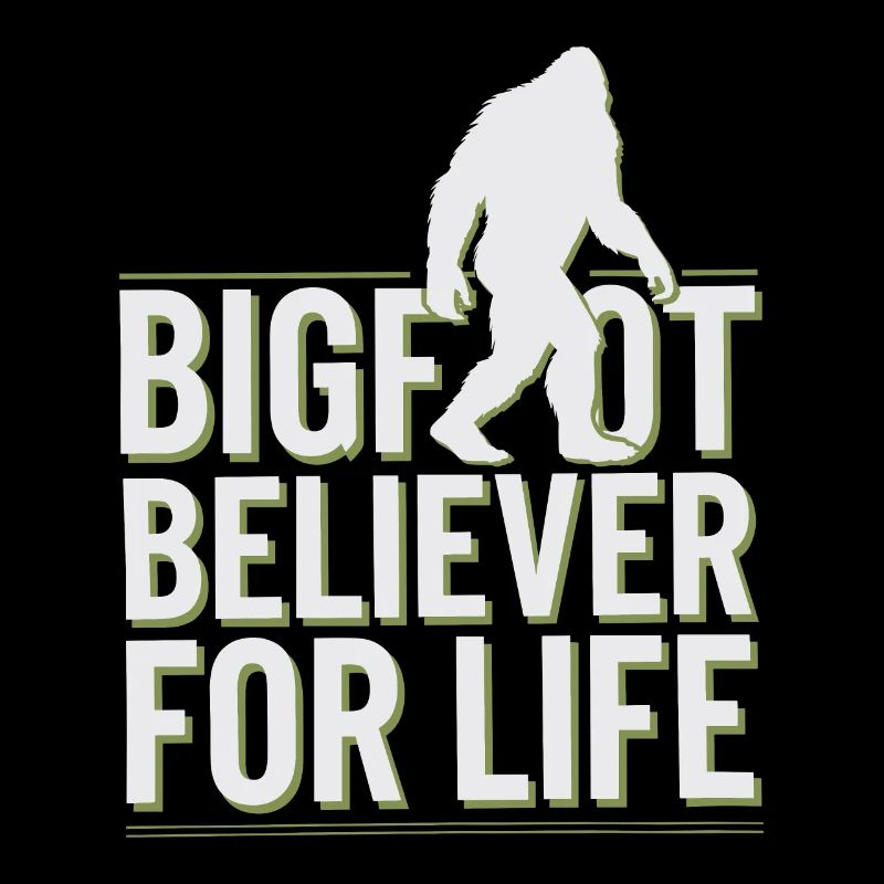 Bigfoot croyant Sasquatch Cryptide Créature de la forêt