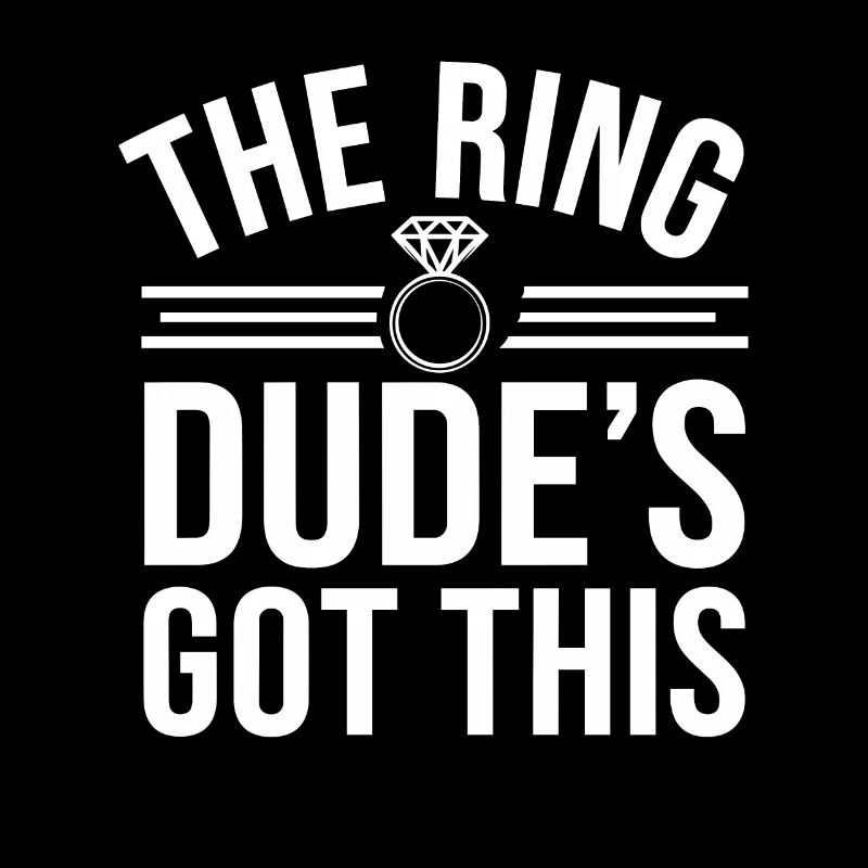 Ring Dude Hochzeitszeremonie Ring Guy