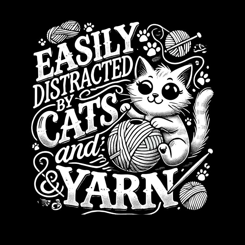 Leicht ablenkbar durch Katzen und Garn