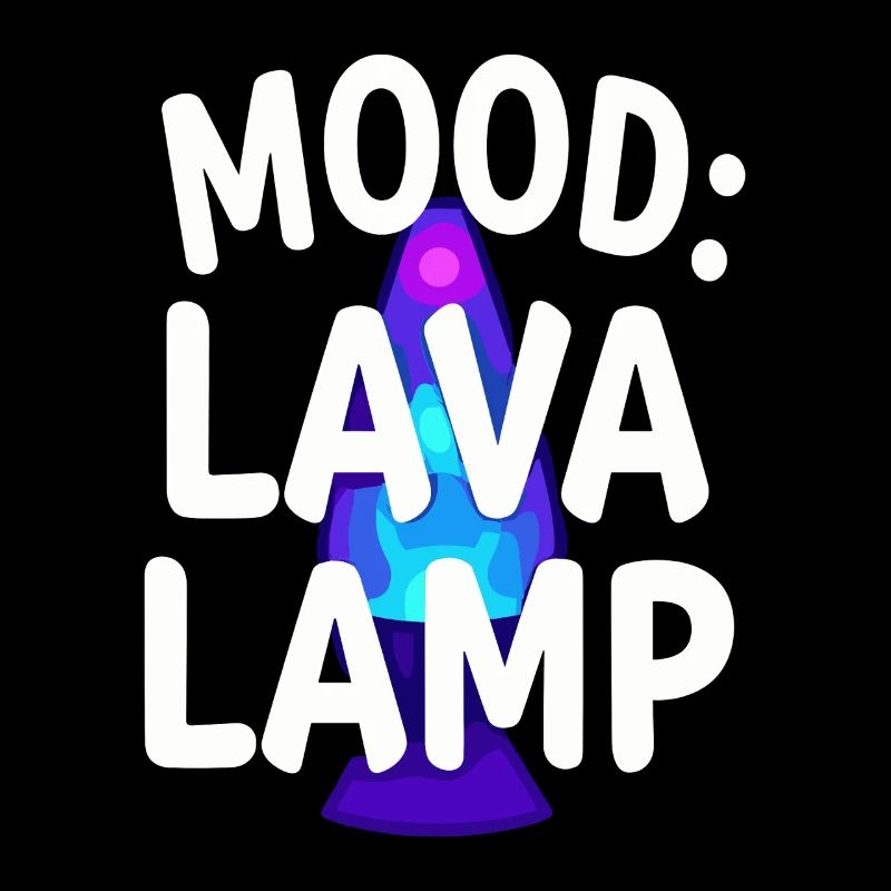 Lava -lampe Retro Ästhetische Psychedelische
