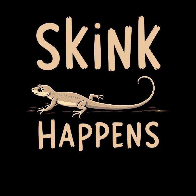 Skink Reptile Lover Exotic Lizard Bluetongue
