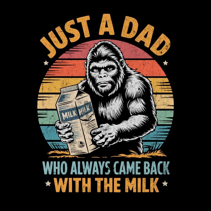 Just a dad who always came back with the milk
