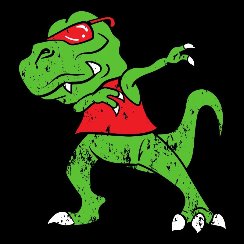 Dabbing Dab Tab Rex Vintage Style Grunge