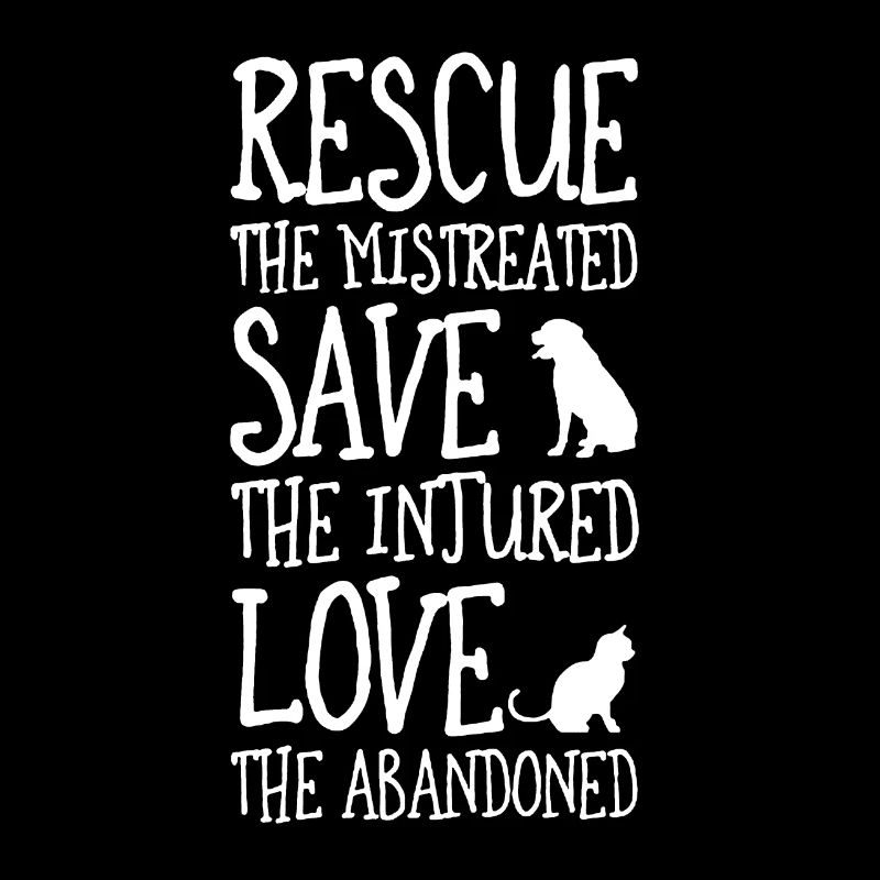 RESCUE Mistreated Save Injured Love Abandoned