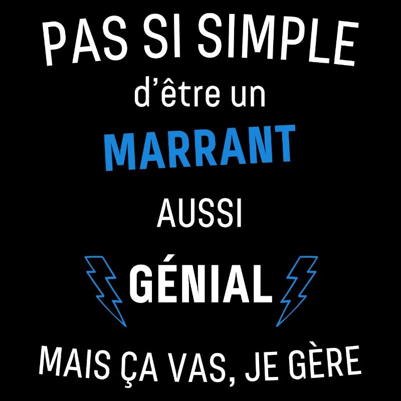 T-shirt Marrant Génial