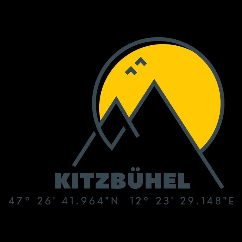 Minimalistisches Kitzbühel-Logo