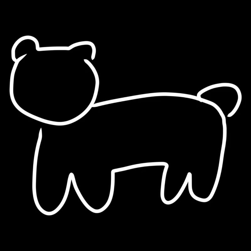 Bär Tier Symbol