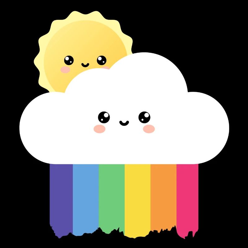 Arc-en-ciel Kawaii