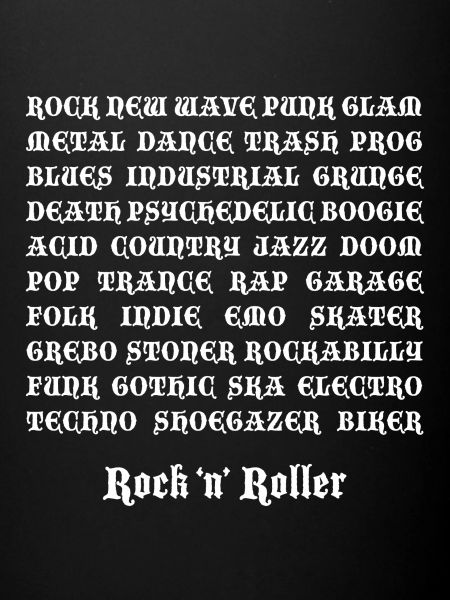 Genres Rock Blanc