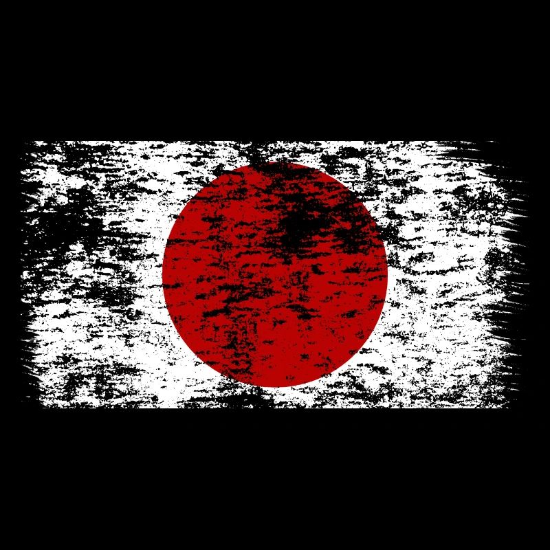 Drapeau du Japon utilisé Look Nihon drapeau japonais