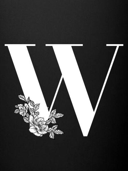 Lettre W Fleur