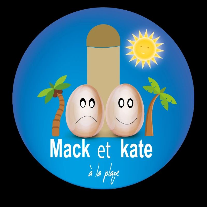 Mack et Kate sur la plage