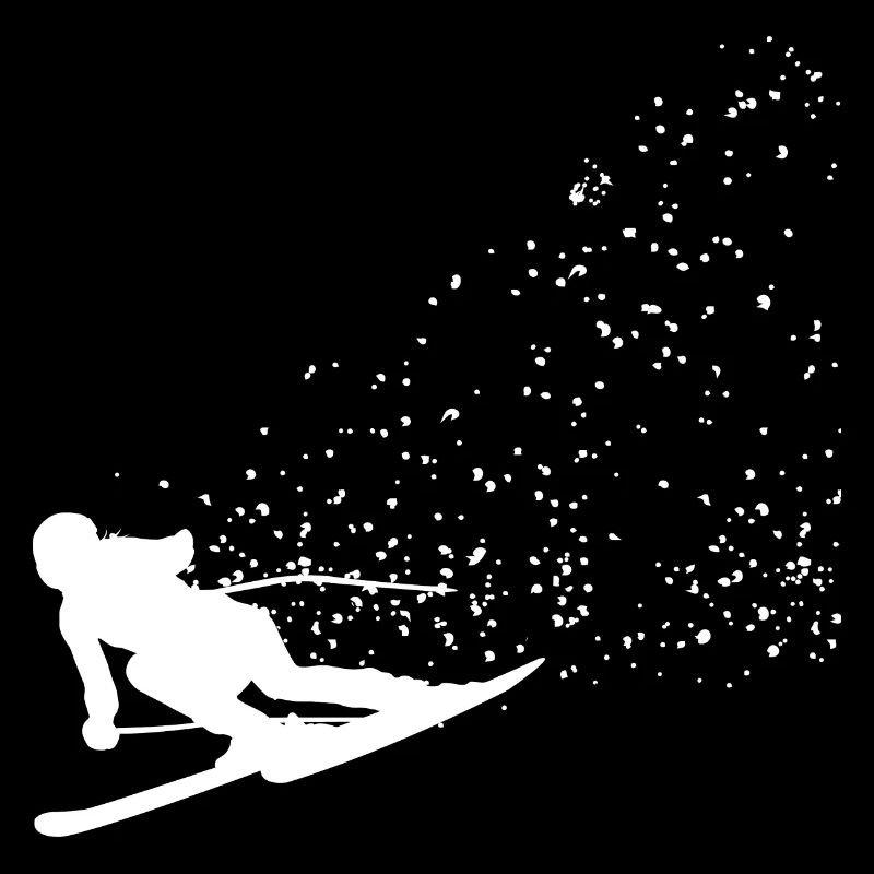 Skifahrer Wintersport Berge Schnee Ski Geschenk