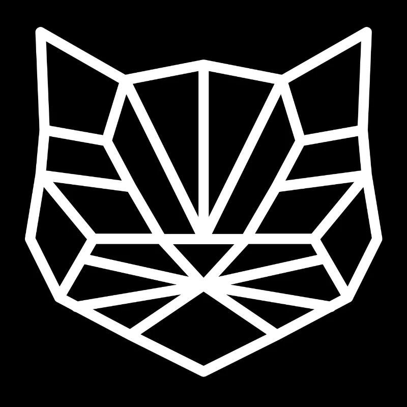 Graphic cats head design