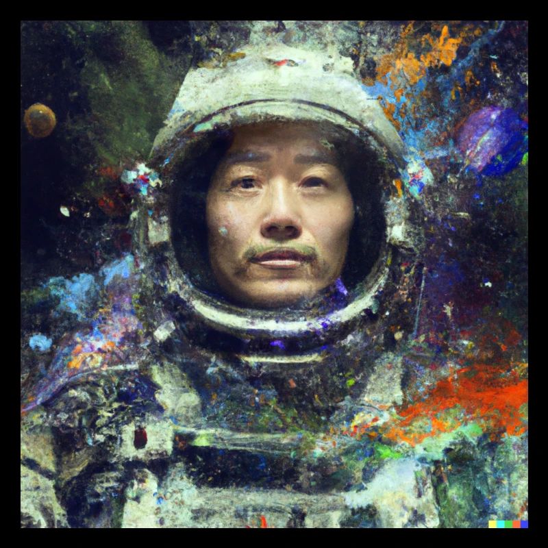 L’astronaute par Death Beetle