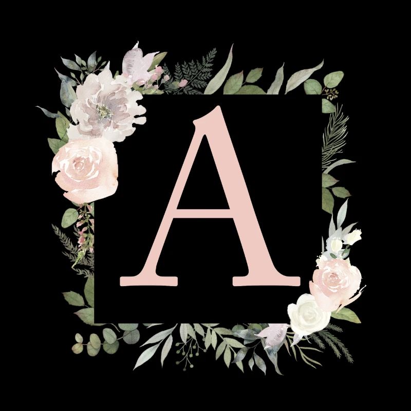 Un monogramme eucalyptus boho