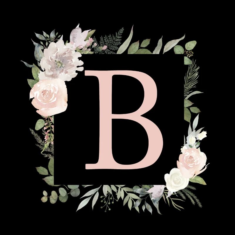 B Monogramme Eucalyptus Boho