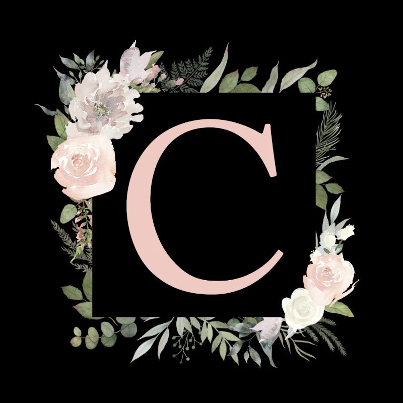 C Monogram Eucalyptus Boho