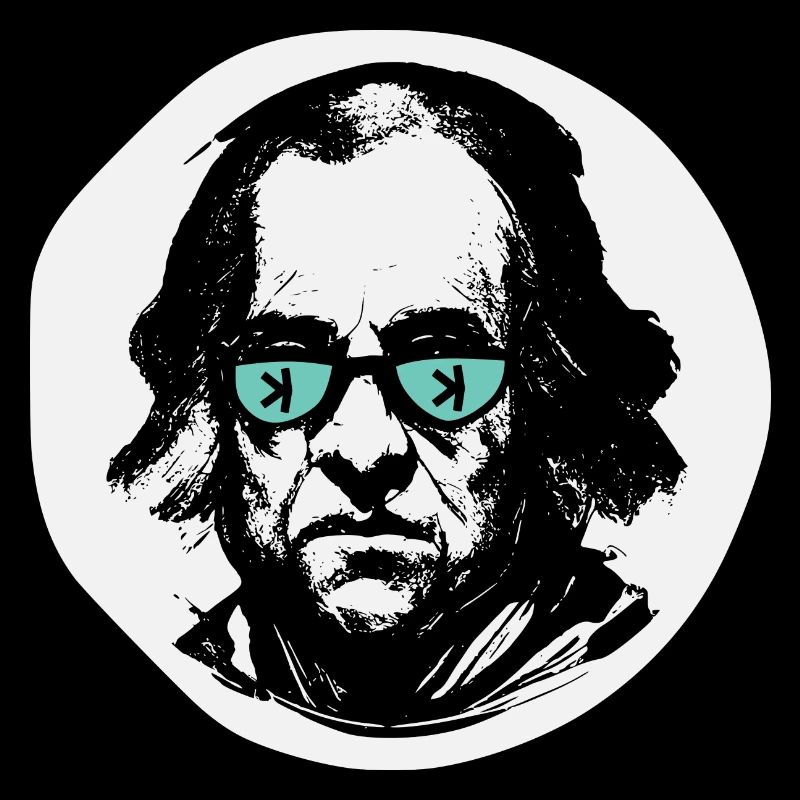 KAS Kaspa Brille Benjamin Franklin Crypto