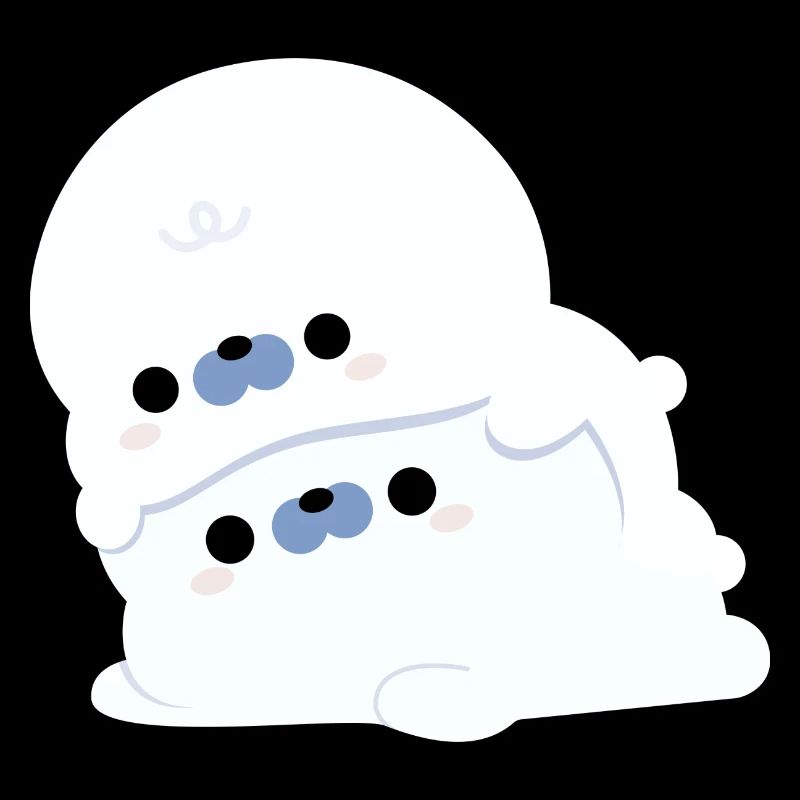 Couple de bébés phoques