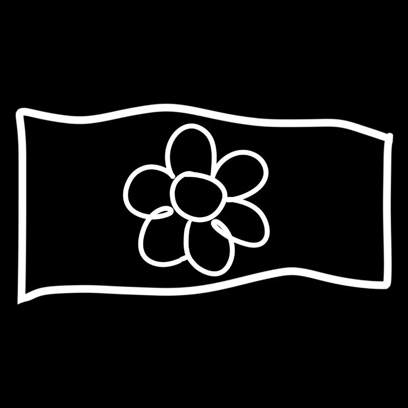 Fleur Drapeau Symbole Forme Nature