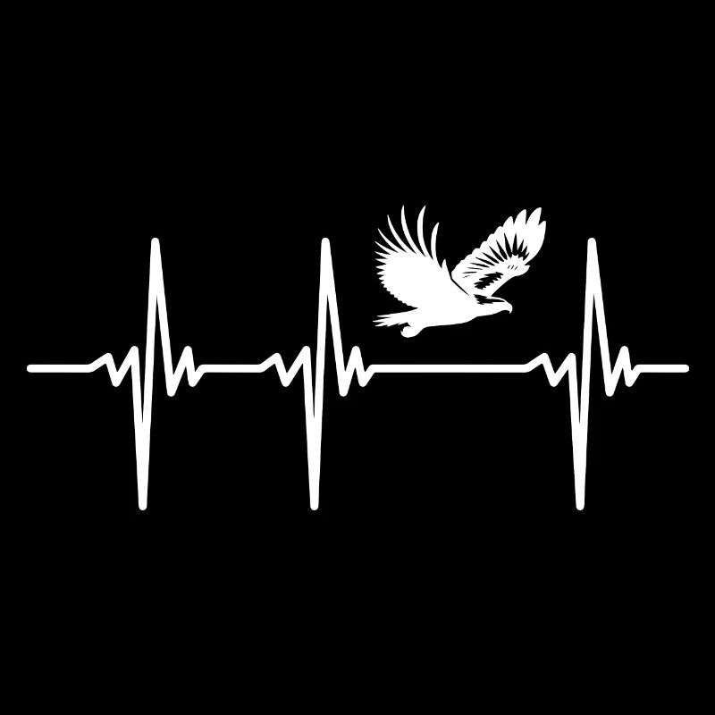 Heartbeat for flying bald eagles