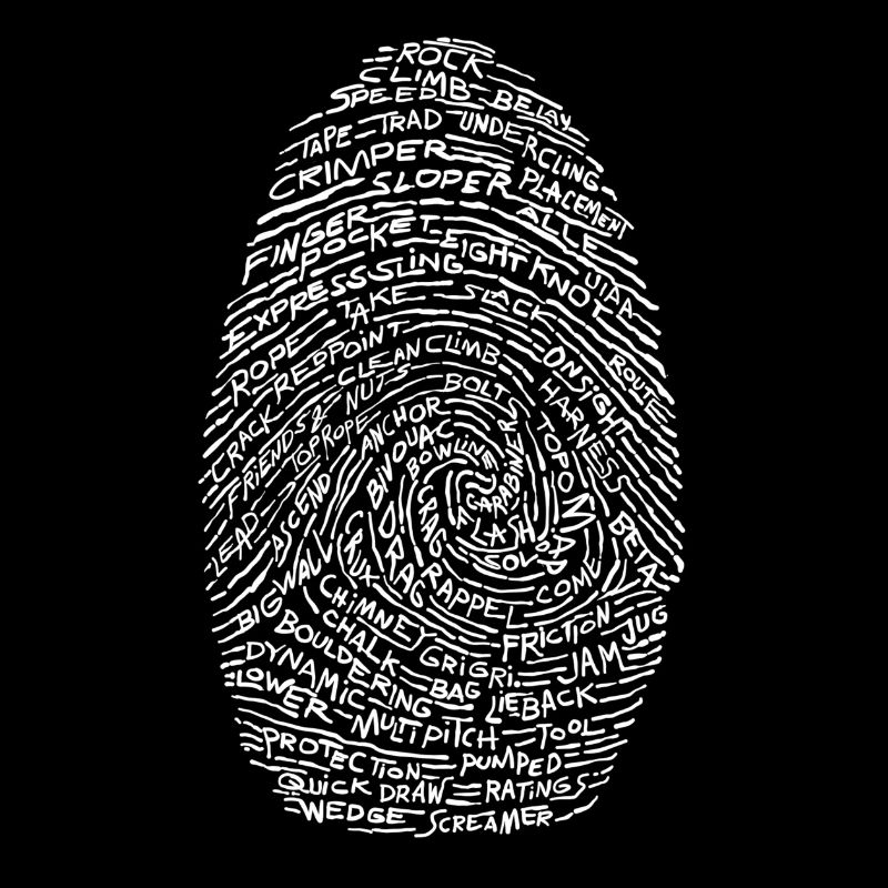 Empreintes digitales blanc