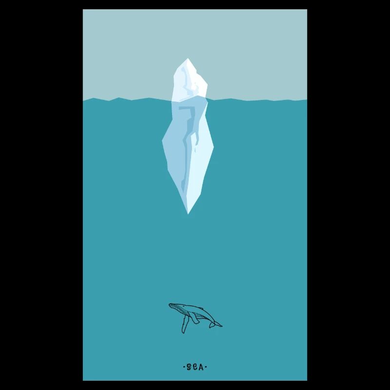 et baleine dans l'océan