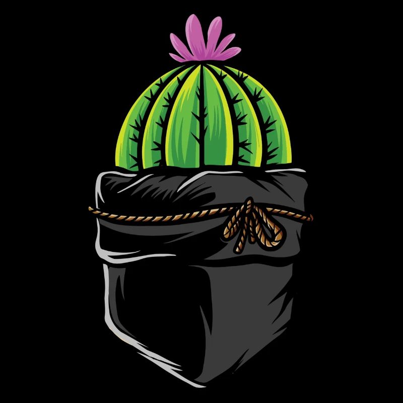 Cactus avec fleur rose dans la poche de votre poitrine