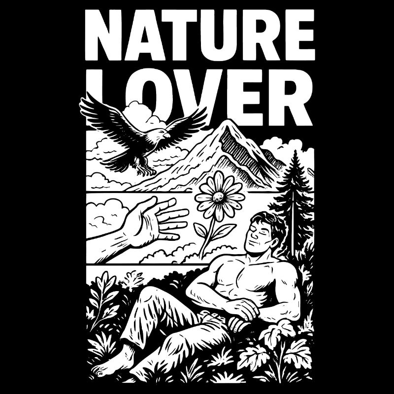 Nature Lover - Comic Style Nature Design