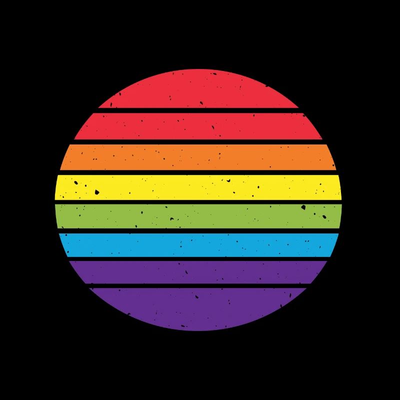 Retro Rainbow Background