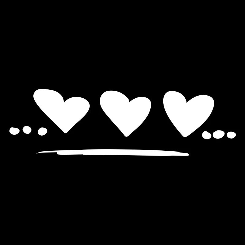 Three Hearts Heart Love Symbol Point