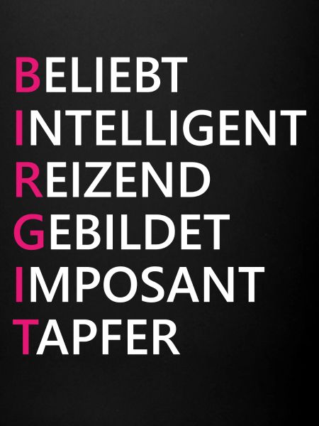 Birgit Name Geschenk