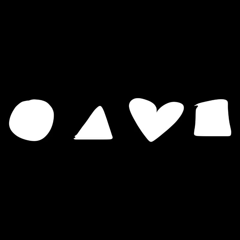 shape, heart, circle, triangle, square