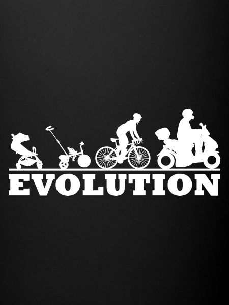 Motorroller Rollerfahrer - Evolution