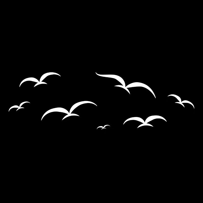 Troupeau d’oiseaux volants