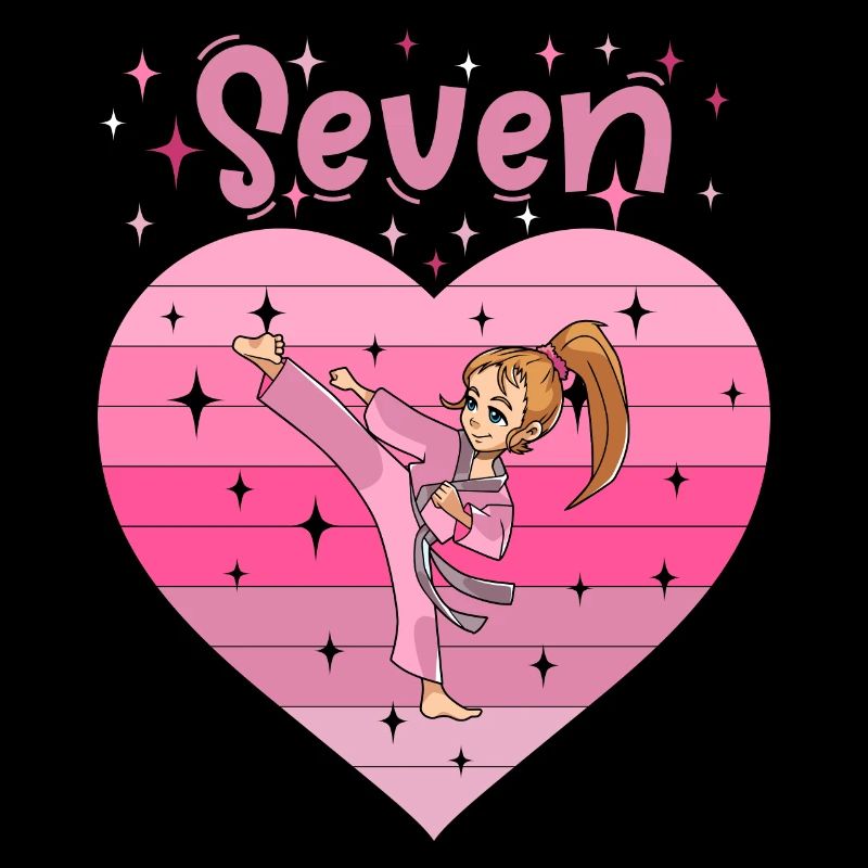 7. Geburtstag Tochter Mädchen Kampfsport Judo