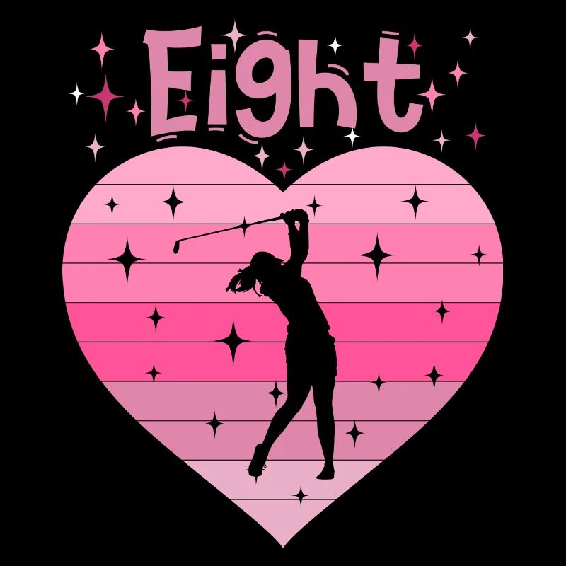 8. Geburstag Golf Golferin Mädchen Tochter