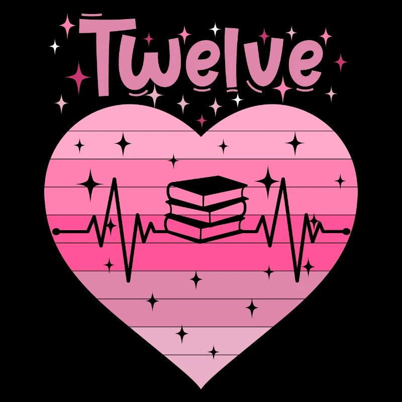12. Geburtstag Lesen Bücher Buch Mädchen Tochter