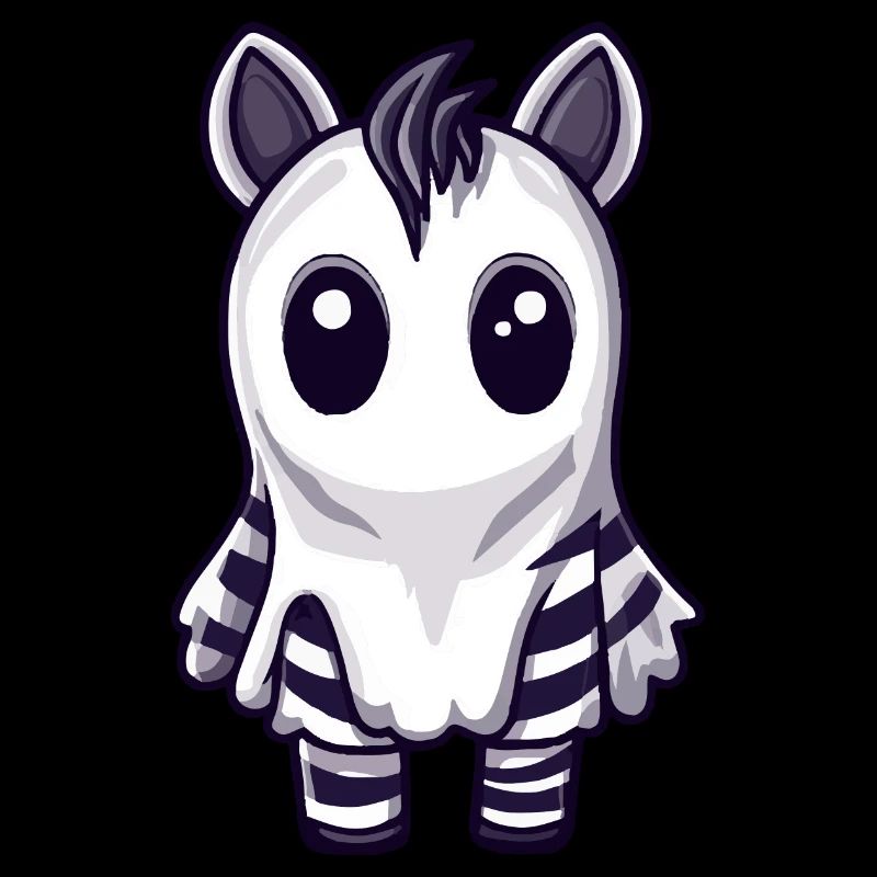 Zebra Halloween Comic Geist