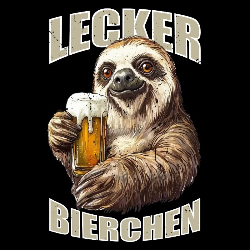 Lecker Bierchen X Faultier Meme Bier lustiges