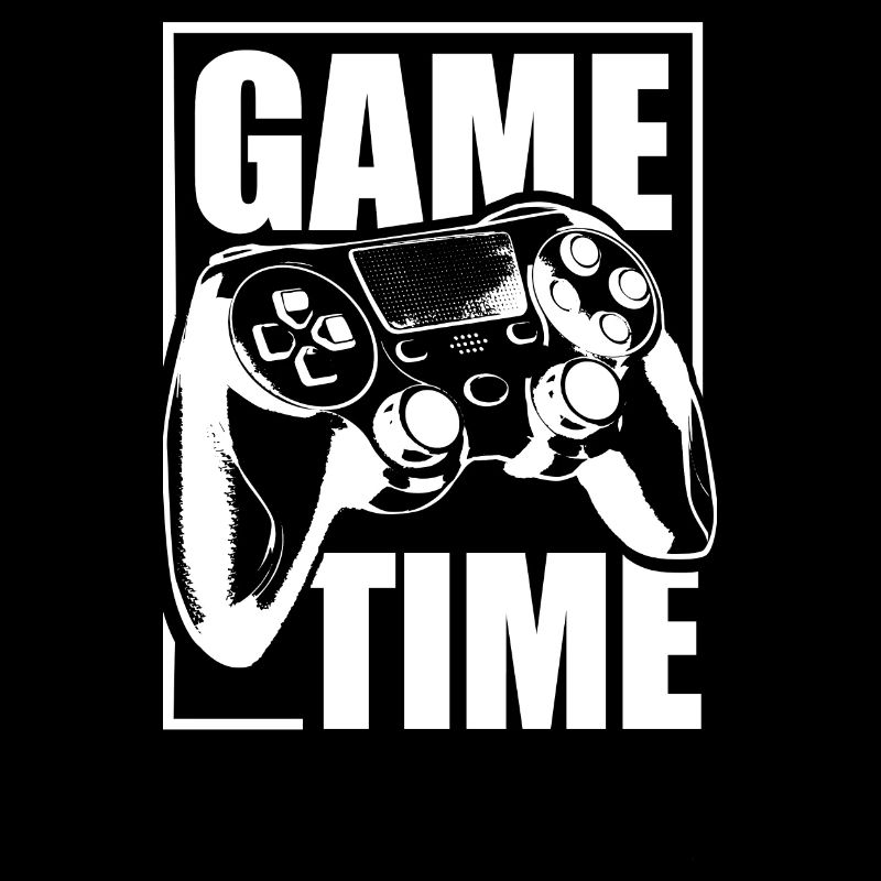 T-shirt de jeu à la mode « Game Time »