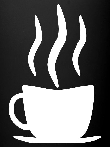 Coffee cup white