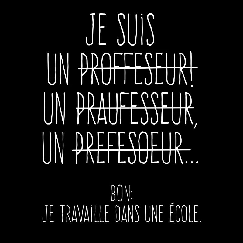 Je suis un professeur cadeau ècole!