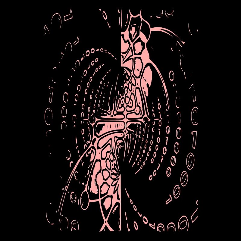 Design abstrait (rose)