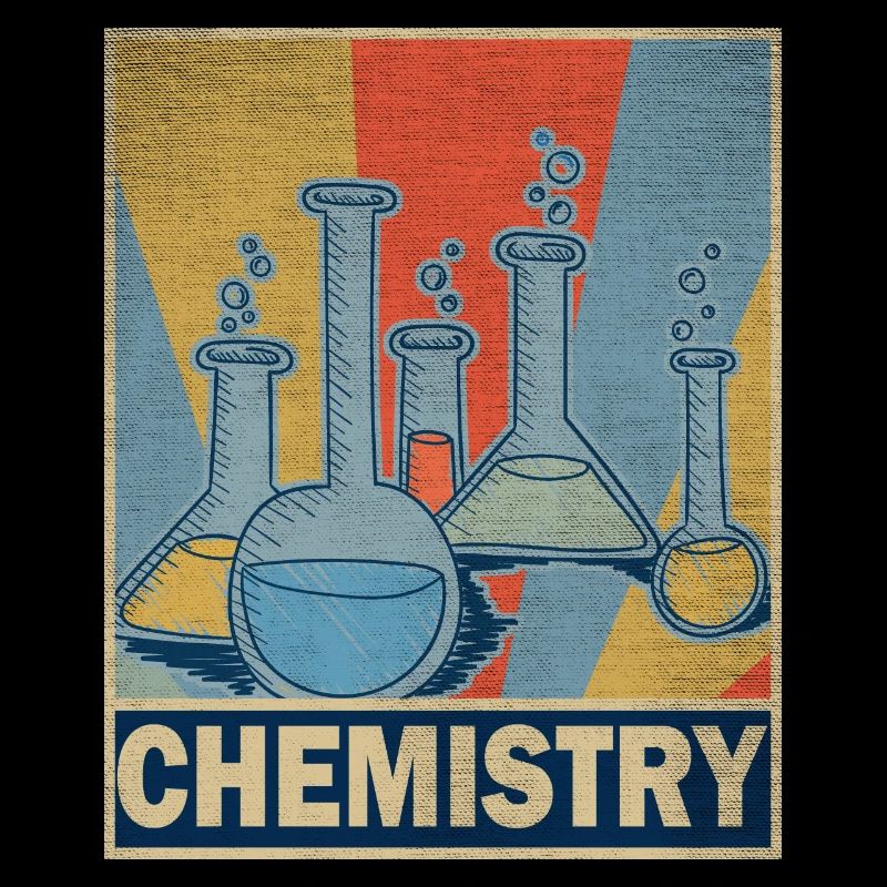 Chemie Lehrer Retro Vintage Geschenk Wissenschaft